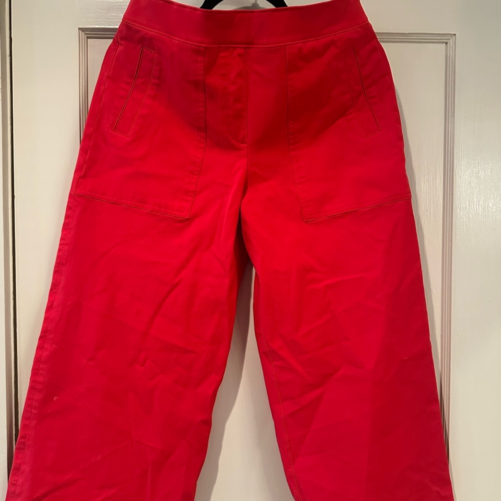 Spanx Red Cropped Pants - Petite